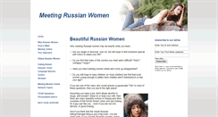 Desktop Screenshot of meeting-russian-women.com